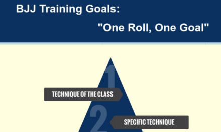 BJJ Training Goals: One Roll, One Goal [Infographic]