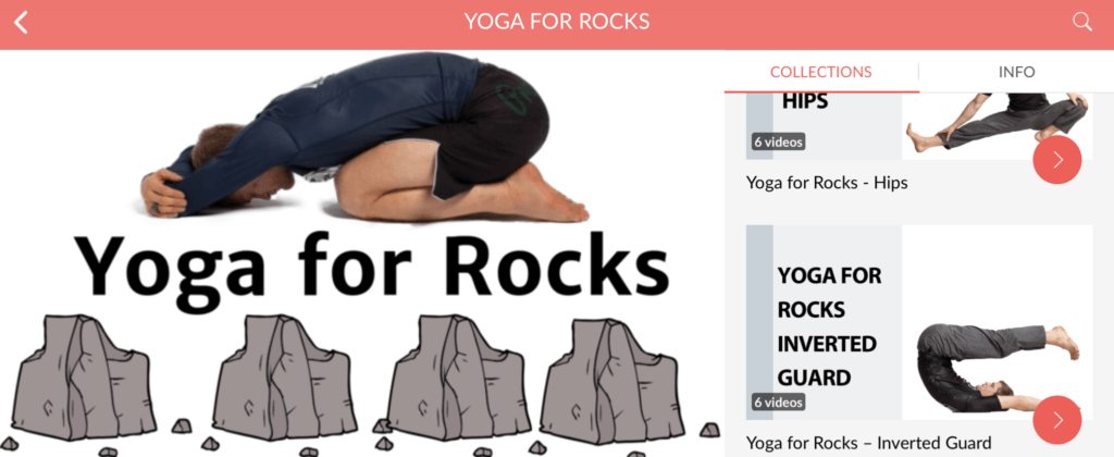 Yoga for Rocks on the iPad App