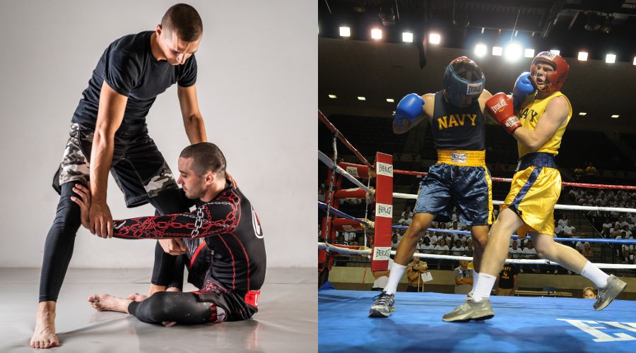 BJJ vs Boxing For Self-Defense